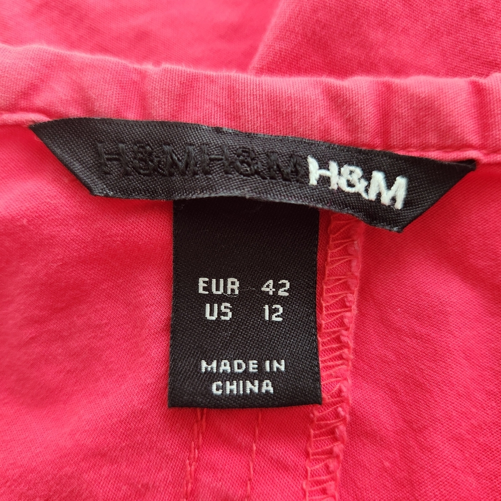 H&M Cotton Pleated Midi Skirt - Picture 4 of 5